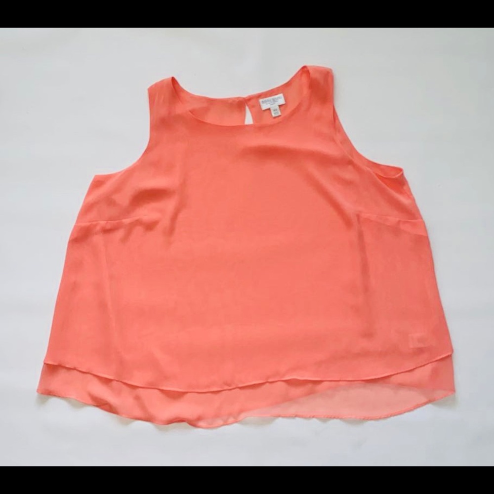 Plus size Coral Sleeveless Top